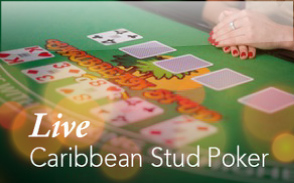 Live caribbean stud poker